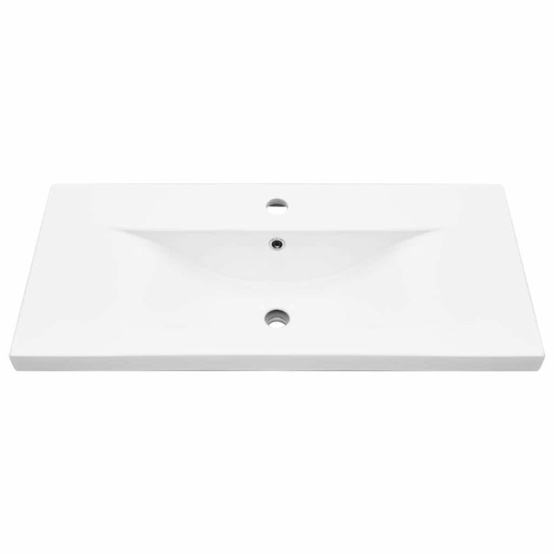 vidaXL Mosdószekrény tárolóval Musta tammi 80 x 39 x 62 cm Faanyag