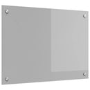 vidaXL Konyhai splashback Világosszürke 70 x 50 x 0,6 cm edzett üveg