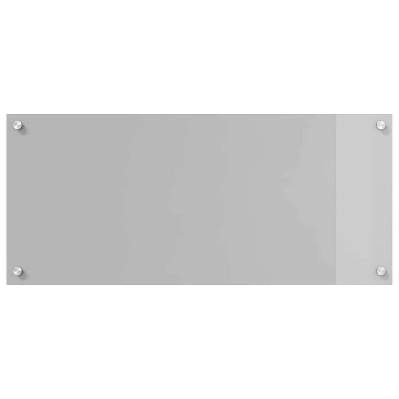 vidaXL Konyhai splashback Világosszürke 90 x 40 x 0,6 cm edzett üveg