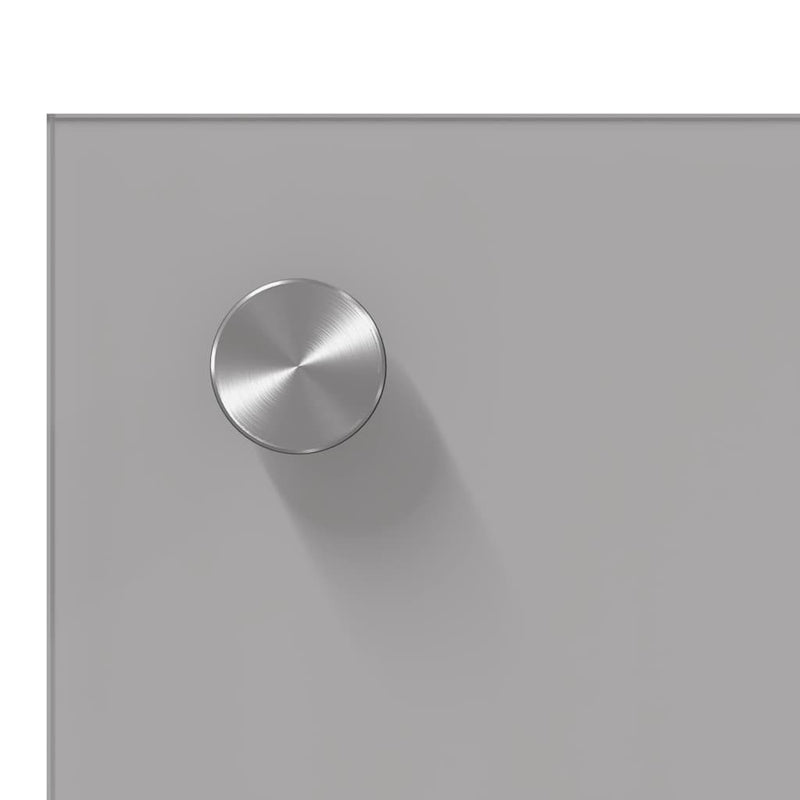 vidaXL Konyhai splashback Világosszürke 100 x 60 x 0,6 cm edzett üveg