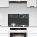 vidaXL Konyhai splashback Sötétszürke 70 x 40 x 0,6 cm edzett üveg