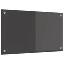 vidaXL Konyhai splashback Sötétszürke 70 x 40 x 0,6 cm edzett üveg