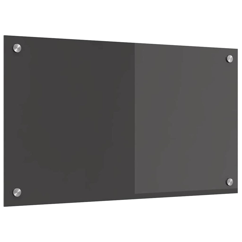 vidaXL Konyhai splashback Sötétszürke 70 x 40 x 0,6 cm edzett üveg