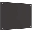 vidaXL Konyhai splashback Sötétszürke 70 x 50 x 0,6 cm edzett üveg