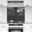 vidaXL Konyhai splashback Sötétszürke 70 x 60 x 0,6 cm edzett üveg