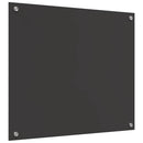 vidaXL Konyhai splashback Sötétszürke 70 x 60 x 0,6 cm edzett üveg