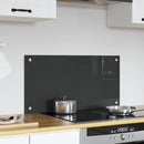 vidaXL Konyhai splashback Sötétszürke 80 x 40 x 0,6 cm edzett üveg