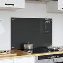 vidaXL Konyhai splashback Sötétszürke 80 x 50 x 0,6 cm edzett üveg