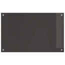 vidaXL Konyhai splashback Sötétszürke 80 x 50 x 0,6 cm edzett üveg