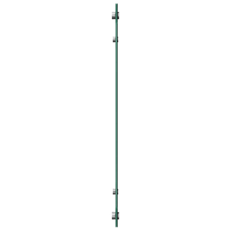 vidaXL Konyhai splashback Sötétszürke 80 x 60 x 0,6 cm edzett üveg