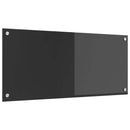 vidaXL Konyhai hátfal Sötétszürke 90 x 40 cm edzett üveg