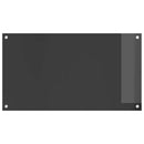 vidaXL Konyhai splashback Sötétszürke 90 x 50 x 0,6 cm edzett üveg