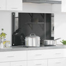 vidaXL Konyhai splashback Sötétszürke 90 x 60 x 0,6 cm edzett üveg