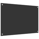 vidaXL Konyhai splashback Sötétszürke 90 x 60 x 0,6 cm edzett üveg