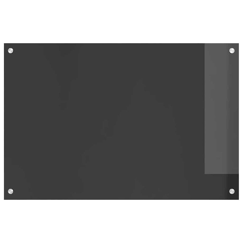vidaXL Konyhai splashback Sötétszürke 90 x 60 x 0,6 cm edzett üveg