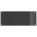 vidaXL Konyhai splashback Sötétszürke 100 x 40 x 0,6 cm edzett üveg