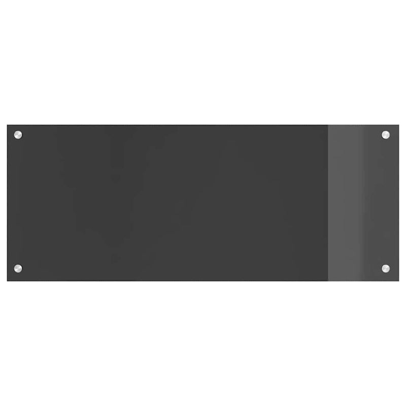 vidaXL Konyhai splashback Sötétszürke 100 x 40 x 0,6 cm edzett üveg