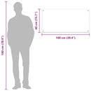 vidaXL Konyhai splashback Sötétszürke 100 x 40 x 0,6 cm edzett üveg