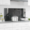 vidaXL Konyhai splashback Sötétszürke 100 x 50 x 0,6 cm edzett üveg
