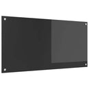 vidaXL Konyhai splashback Sötétszürke 100 x 50 x 0,6 cm edzett üveg