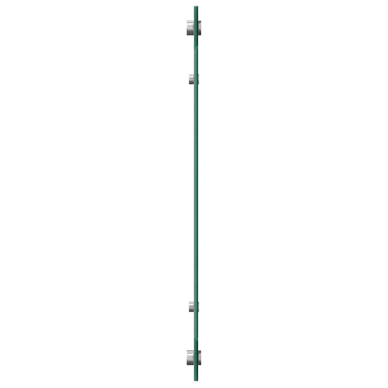 vidaXL Konyhai splashback Sötétszürke 100 x 50 x 0,6 cm edzett üveg