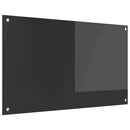 vidaXL Konyhai splashback Sötétszürke 100 x 60 x 0,6 cm edzett üveg