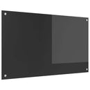 vidaXL Konyhai hátfal Sötétszürke 100 x 60 cm edzett üveg