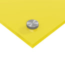 vidaXL Konyhai splashback Sárga 70 x 40 x 0,6 cm edzett üveg