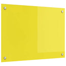 vidaXL Konyhai splashback Sárga 70 x 50 x 0,6 cm edzett üveg