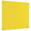 vidaXL Konyhai splashback Sárga 70 x 60 x 0,6 cm edzett üveg