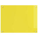 vidaXL Konyhai splashback Sárga 80 x 60 x 0,6 cm edzett üveg