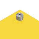 vidaXL Konyhai splashback Sárga 90 x 40 x 0,6 cm edzett üveg