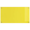 vidaXL Konyhai splashback Sárga 90 x 50 x 0,6 cm edzett üveg