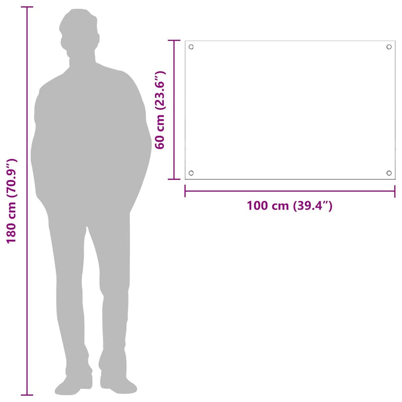 vidaXL Konyhai splashback Sárga 100 x 60 x 0,6 cm edzett üveg