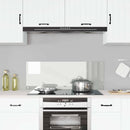 vidaXL Konyhai splashback Átlátszó 110 x 40 x 0,6 cm edzett üveg