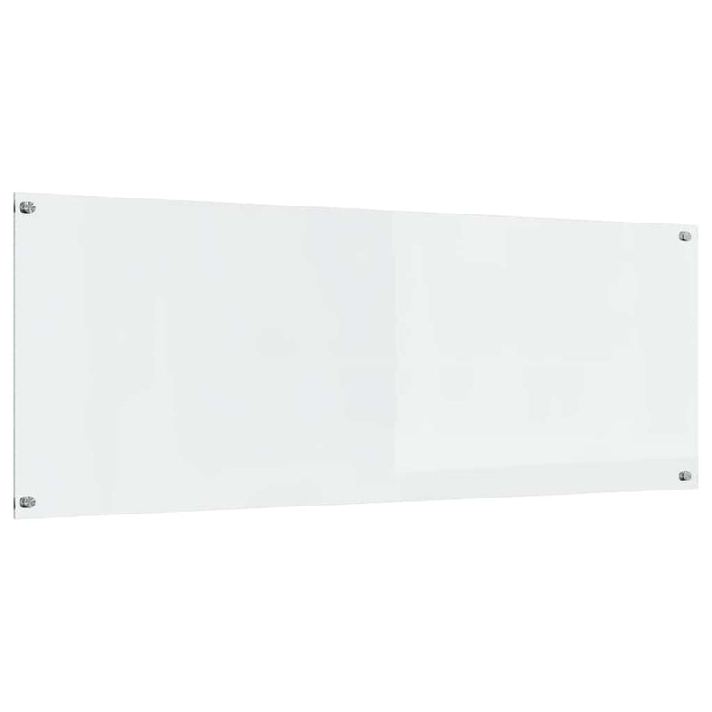 vidaXL Konyhai splashback Átlátszó 110 x 40 x 0,6 cm edzett üveg