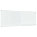 vidaXL Konyhai hátfal Átlátszó 110 x 40 cm edzett üveg