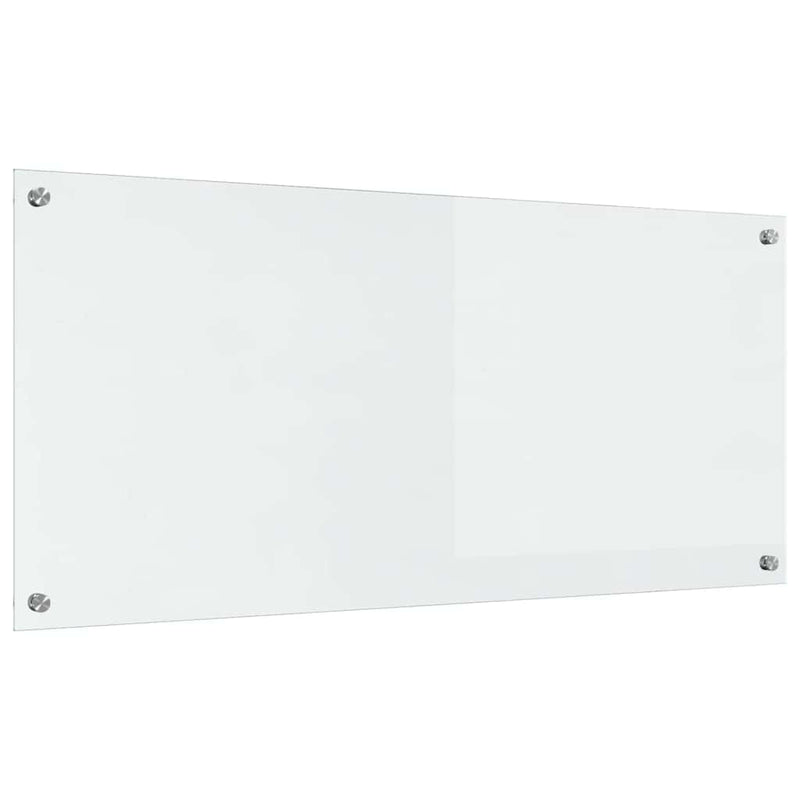 vidaXL Konyhai splashback Átlátszó 110 x 50 x 0,6 cm edzett üveg