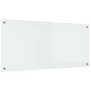 vidaXL Konyhai hátfal Átlátszó 110 x 50 cm edzett üveg