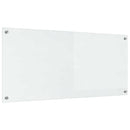 vidaXL Konyhai splashback Átlátszó 110 x 50 x 0,6 cm edzett üveg