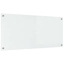 vidaXL Konyhai hátfal Átlátszó 110 x 50 cm edzett üveg