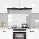 vidaXL Konyhai splashback Átlátszó 110 x 60 x 0,6 cm edzett üveg