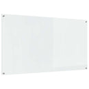 vidaXL Konyhai hátfal Átlátszó 110 x 60 cm edzett üveg