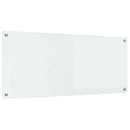 vidaXL Konyhai hátfal Átlátszó 120 x 50 cm edzett üveg