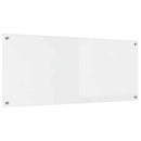 vidaXL Konyhai hátfal Átlátszó 120 x 50 cm edzett üveg