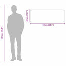 vidaXL Konyhai splashback Világosszürke 110 x 40 x 0,6 cm edzett üveg