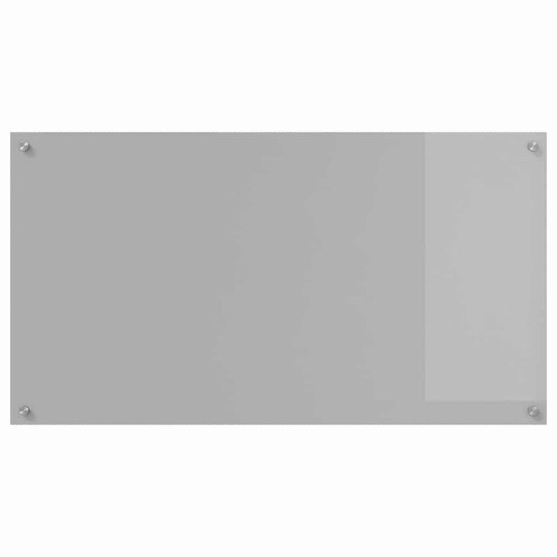 vidaXL Konyhai splashback Világosszürke 110 x 60 x 0,6 cm edzett üveg