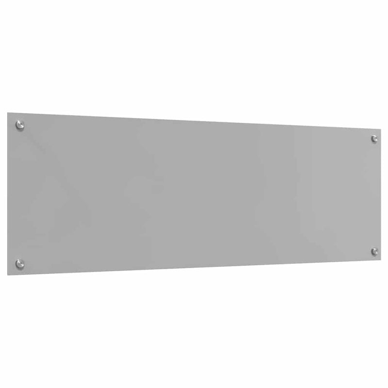 vidaXL Konyhai splashback Világosszürke 120 x 40 x 0,6 cm edzett üveg