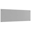 vidaXL Konyhai hátfal Világosszürke 120 x 40 cm edzett üveg