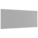 vidaXL Konyhai hátfal Világosszürke 120 x 50 cm edzett üveg